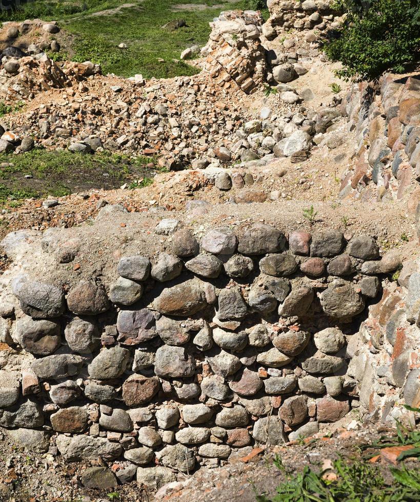 ruins of a fortress or castle photo