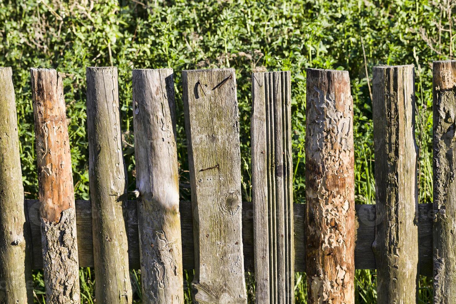 old fence, close up photo