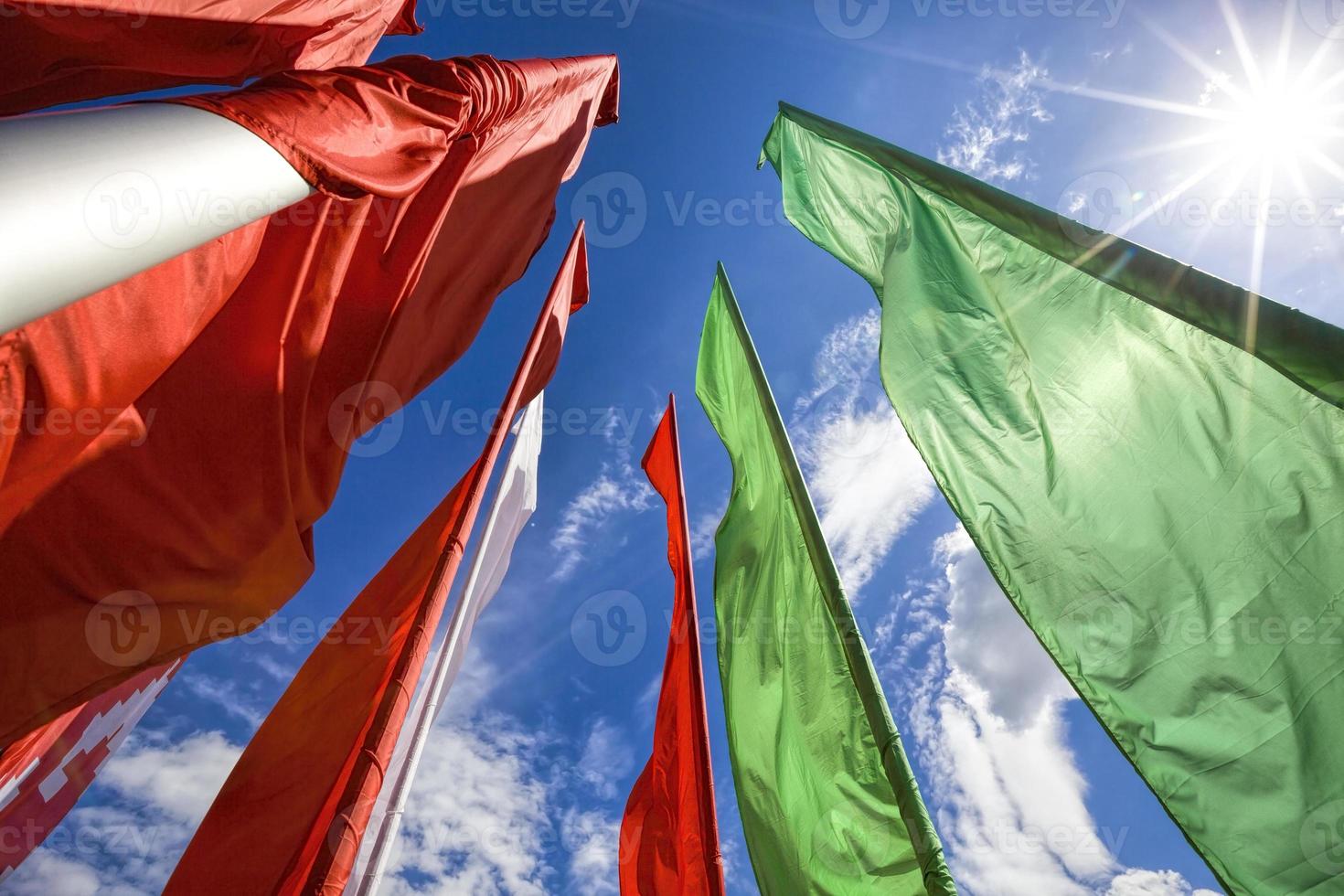 red and green flags 9420775 Stock Photo at Vecteezy