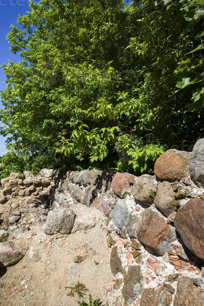 ruinas de una fortaleza o castillo foto