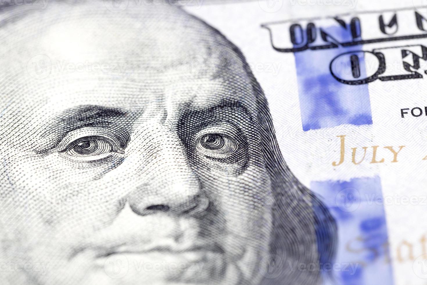 American dollar, close up photo