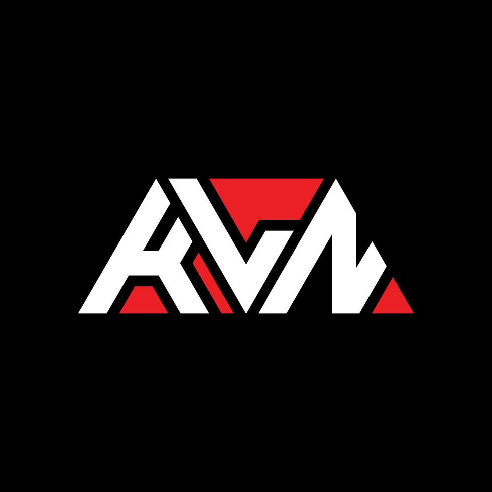 KLN triangle letter logo design with triangle shape. KLN triangle logo design monogram. KLN triangle vector logo template with red color. KLN triangular logo Simple, Elegant, and Luxurious Logo. KLN