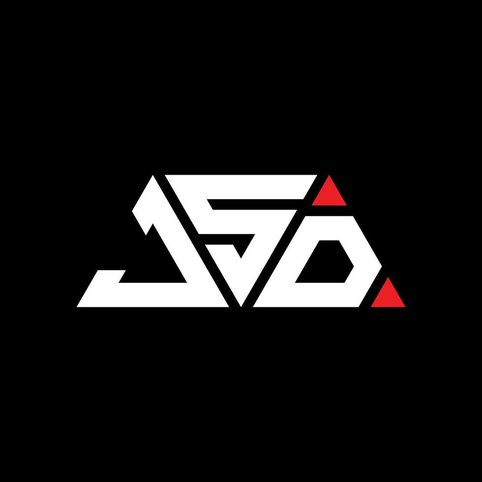 JSD triangle letter logo design with triangle shape. JSD triangle logo design monogram. JSD triangle vector logo template with red color. JSD triangular logo Simple, Elegant, and Luxurious Logo. JSD