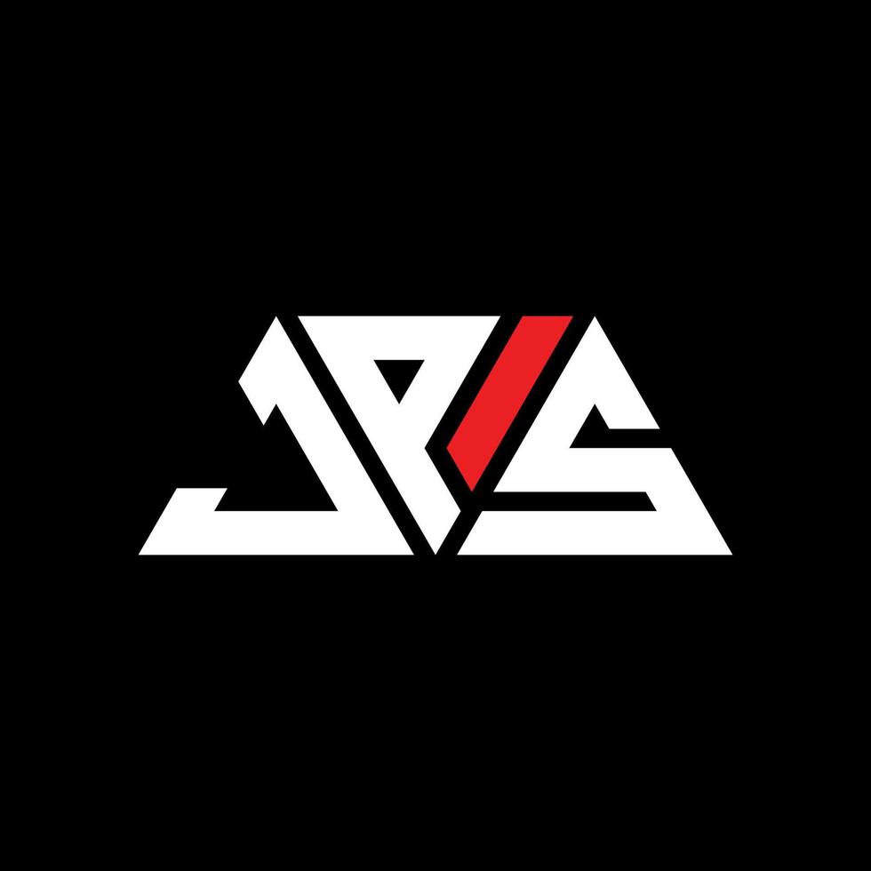 JPS triangle letter logo design with triangle shape. JPS triangle logo design monogram. JPS triangle vector logo template with red color. JPS triangular logo Simple, Elegant, and Luxurious Logo. JPS