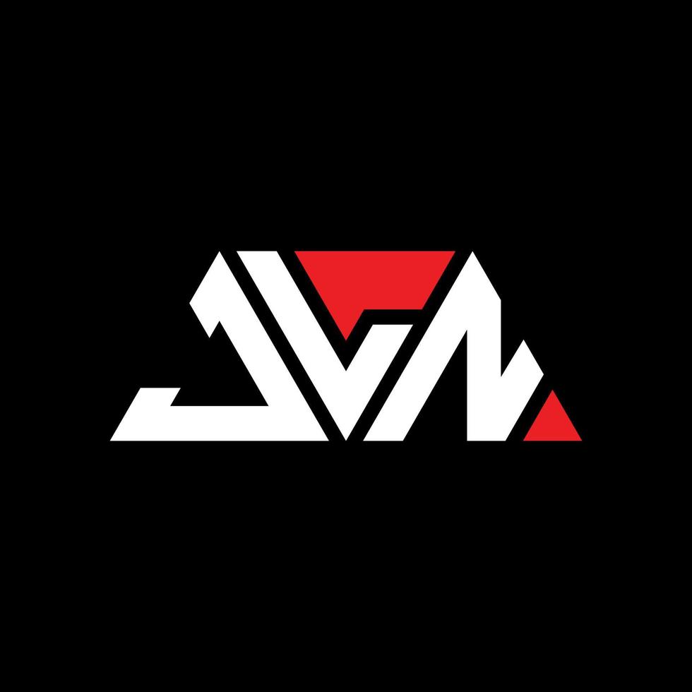 JLN triangle letter logo design with triangle shape. JLN triangle logo design monogram. JLN triangle vector logo template with red color. JLN triangular logo Simple, Elegant, and Luxurious Logo. JLN