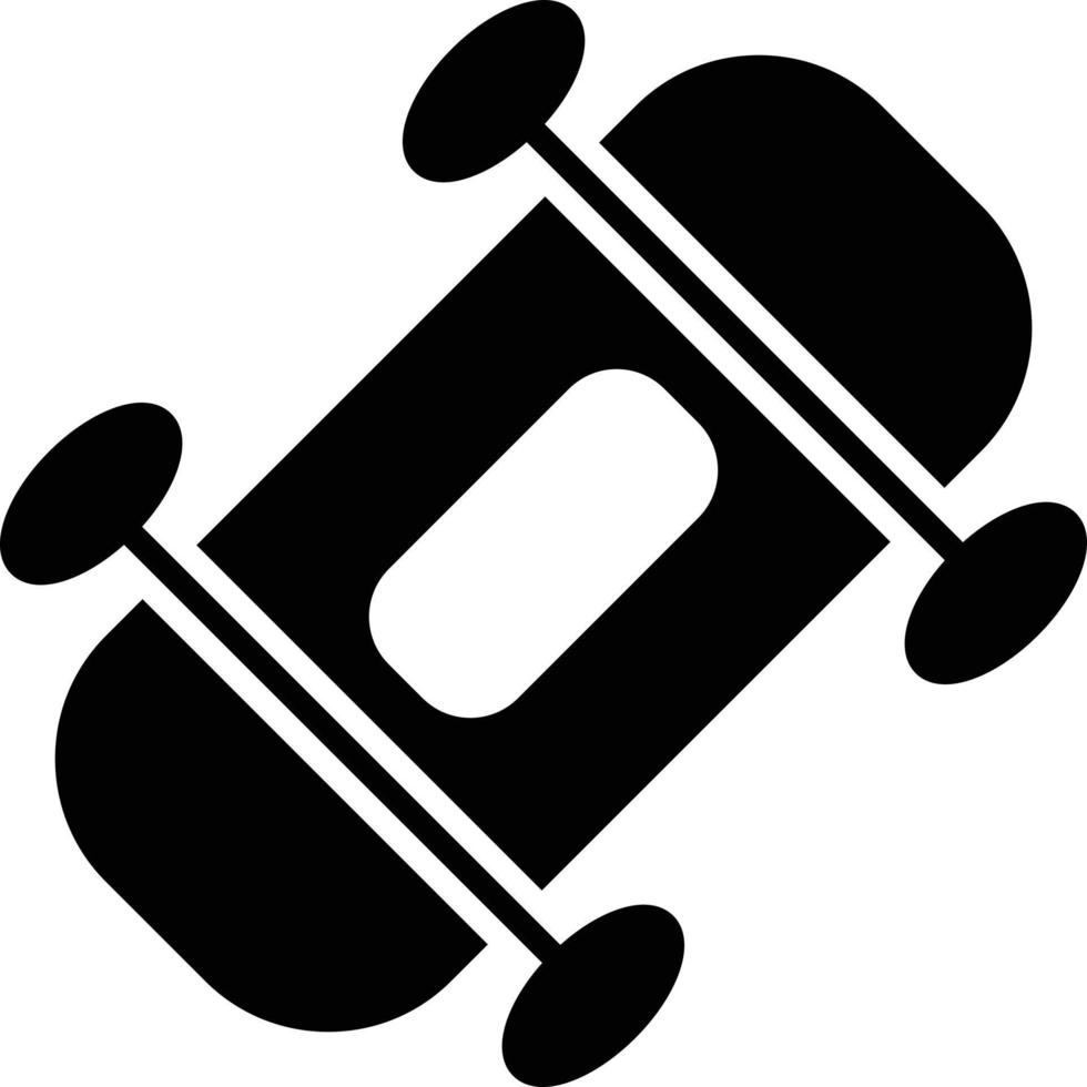 Snowboard Glyph Icon vector