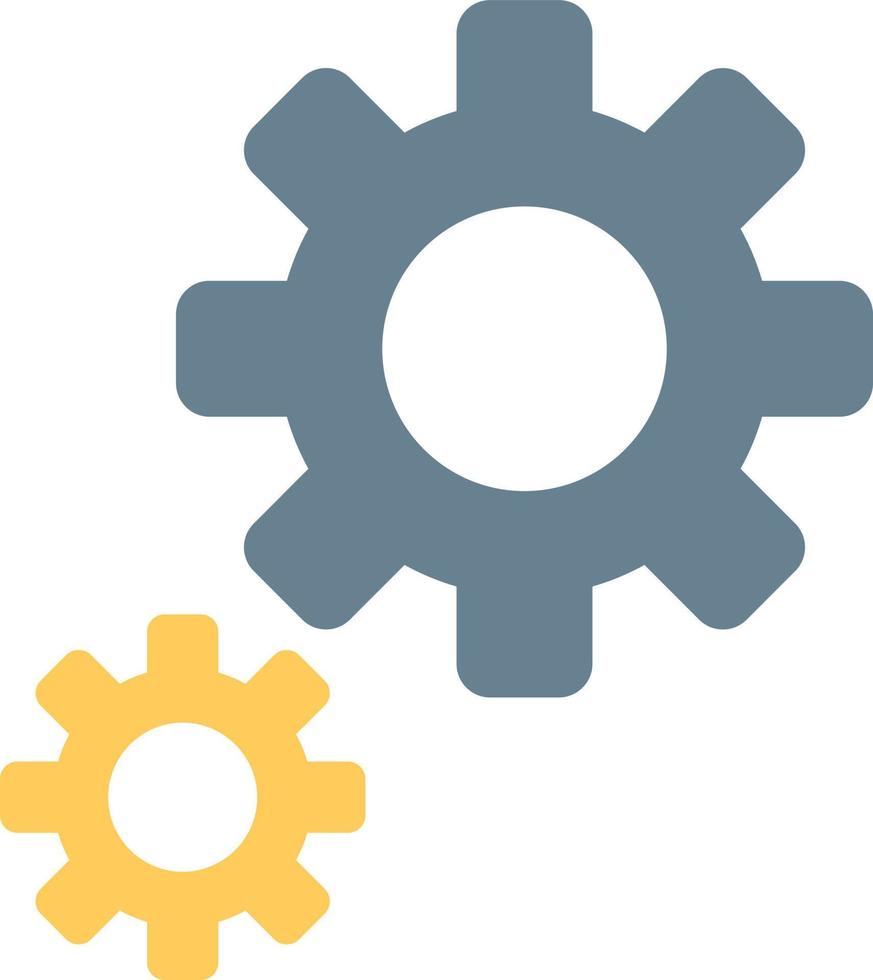 Cogwheel Flat Icon vector