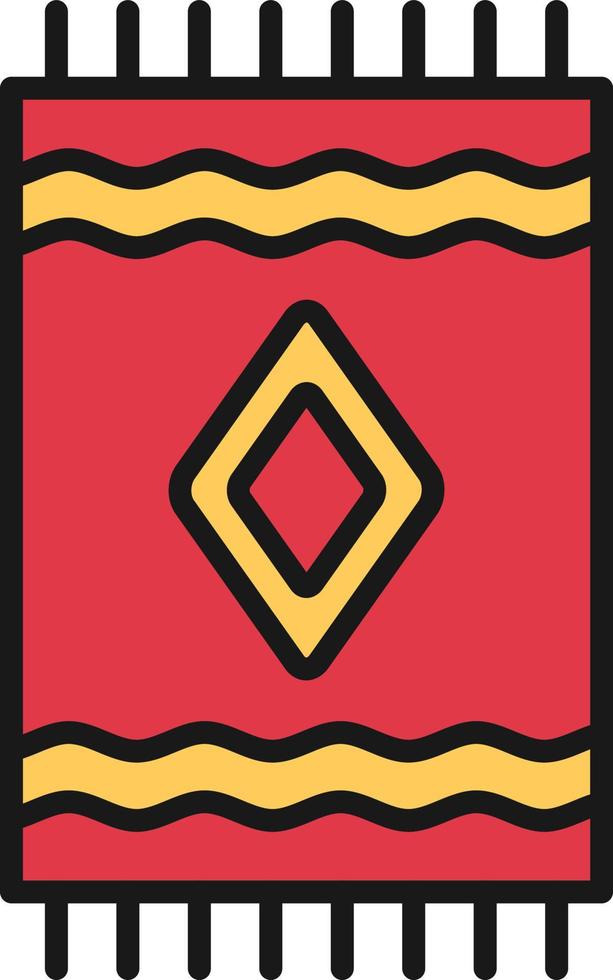 Carpet Line Filled vector