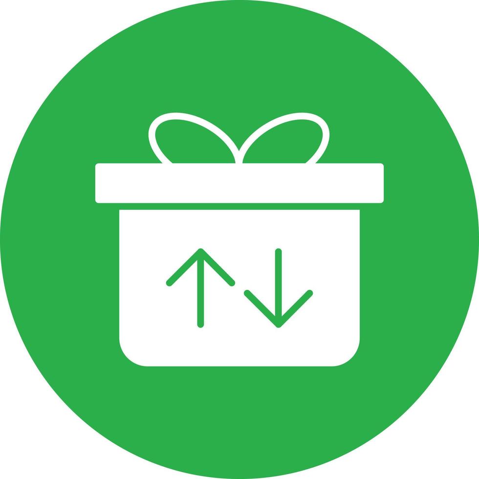 Export Packing Glyph Circle Multicolor vector