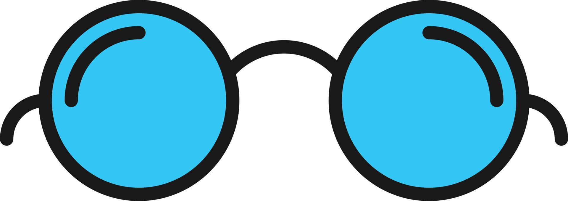 Glasses Line Filled vector