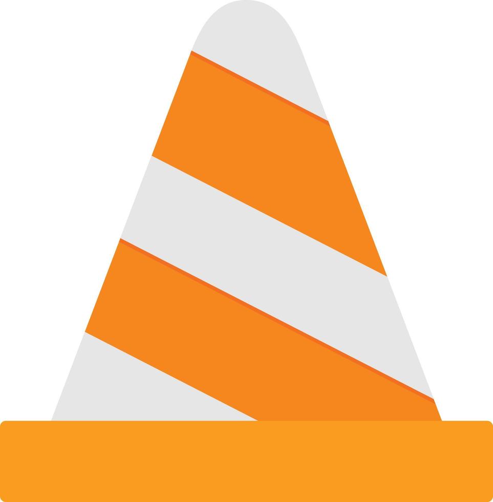 Cone Flat Icon vector