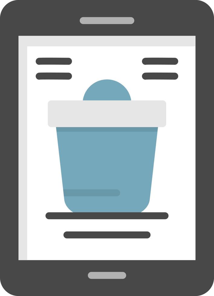 Food App Flat Icon vector