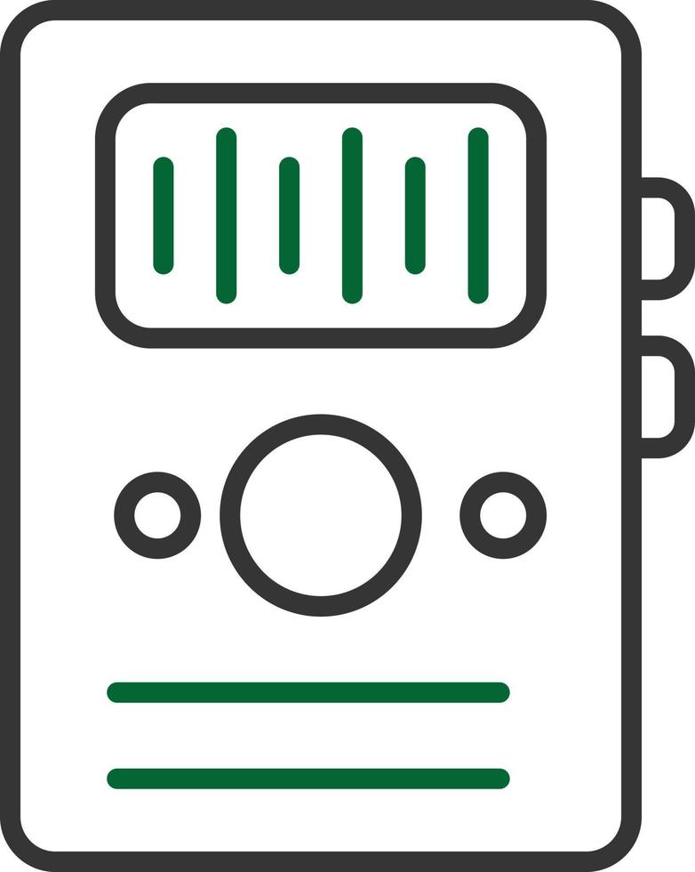 Dictaphone Line Two Color vector