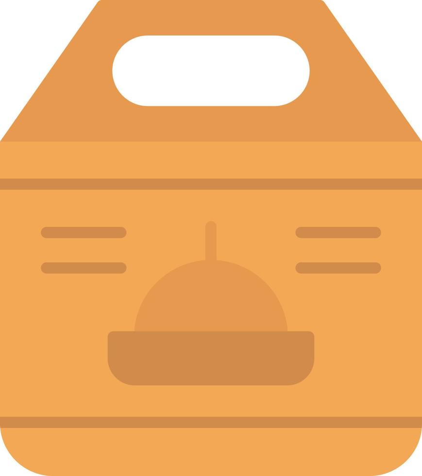 Food Delivery Flat Icon vector