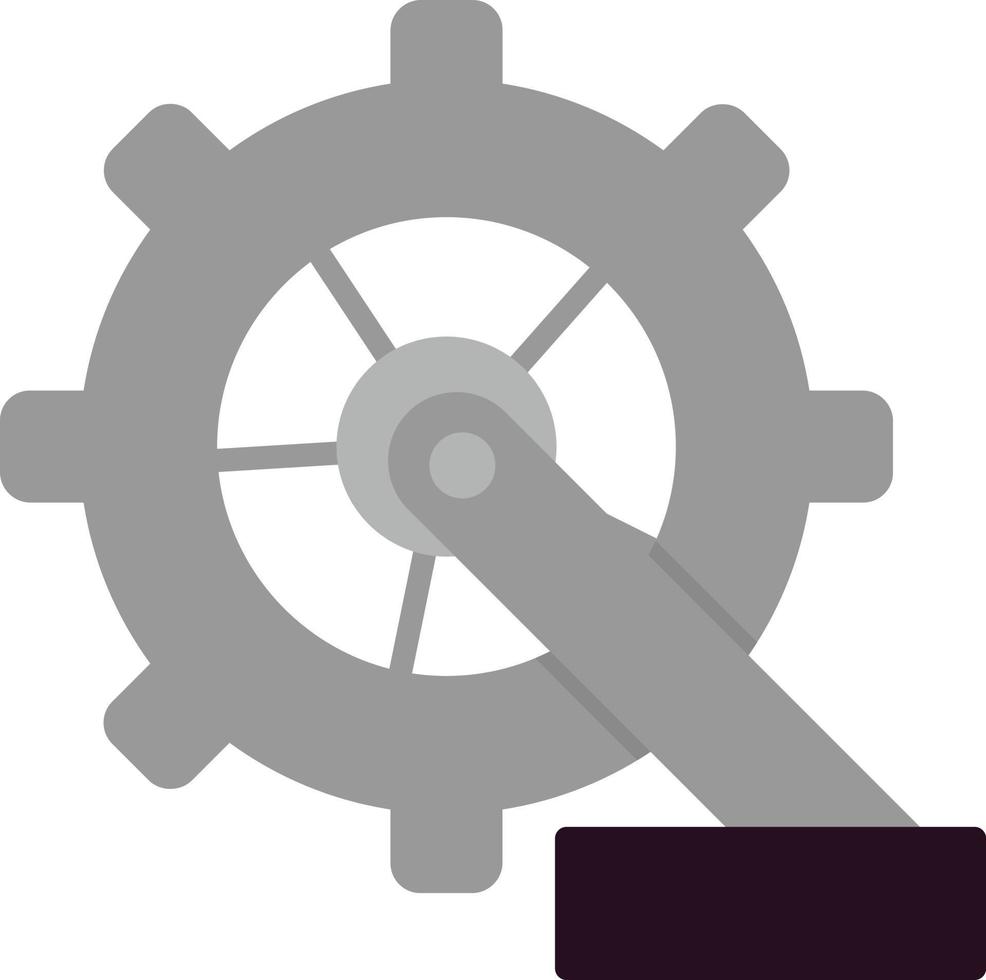 Crankset Flat Icon vector