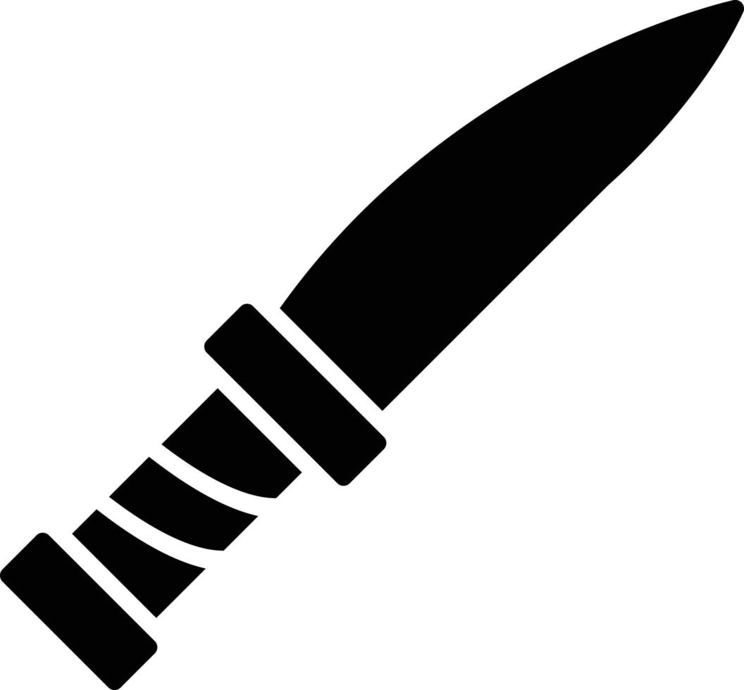 Knife Glyph Icon vector