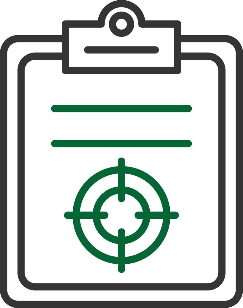 Target Line Two Color vector