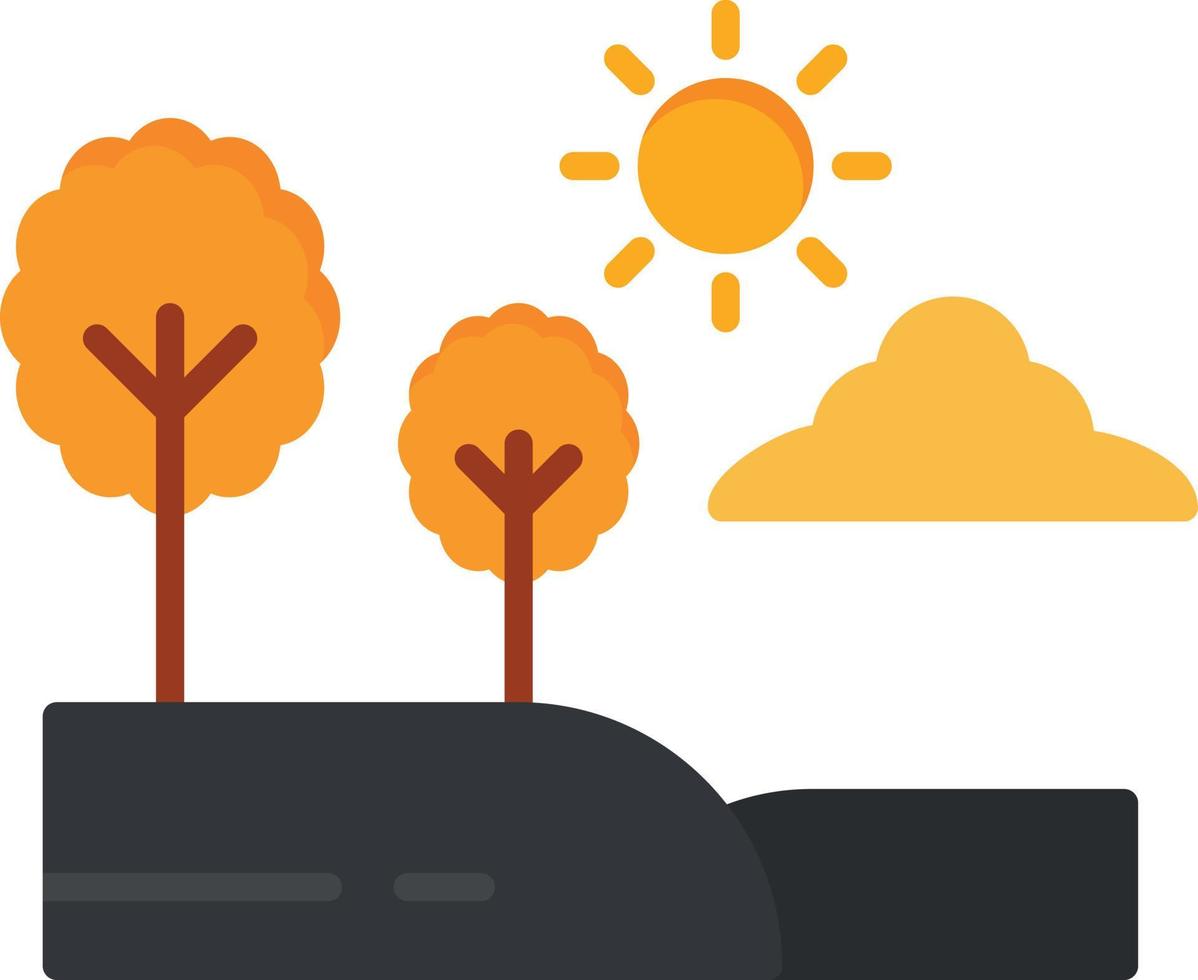 Autumn Flat Icon vector