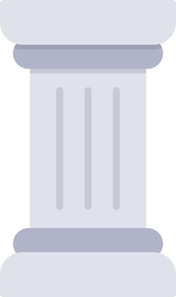 Pillar Flat Icon vector
