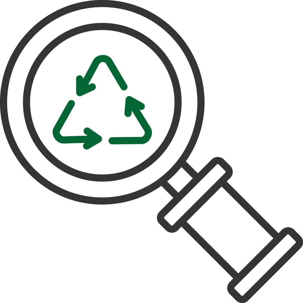 Recycling Line Two Color vector