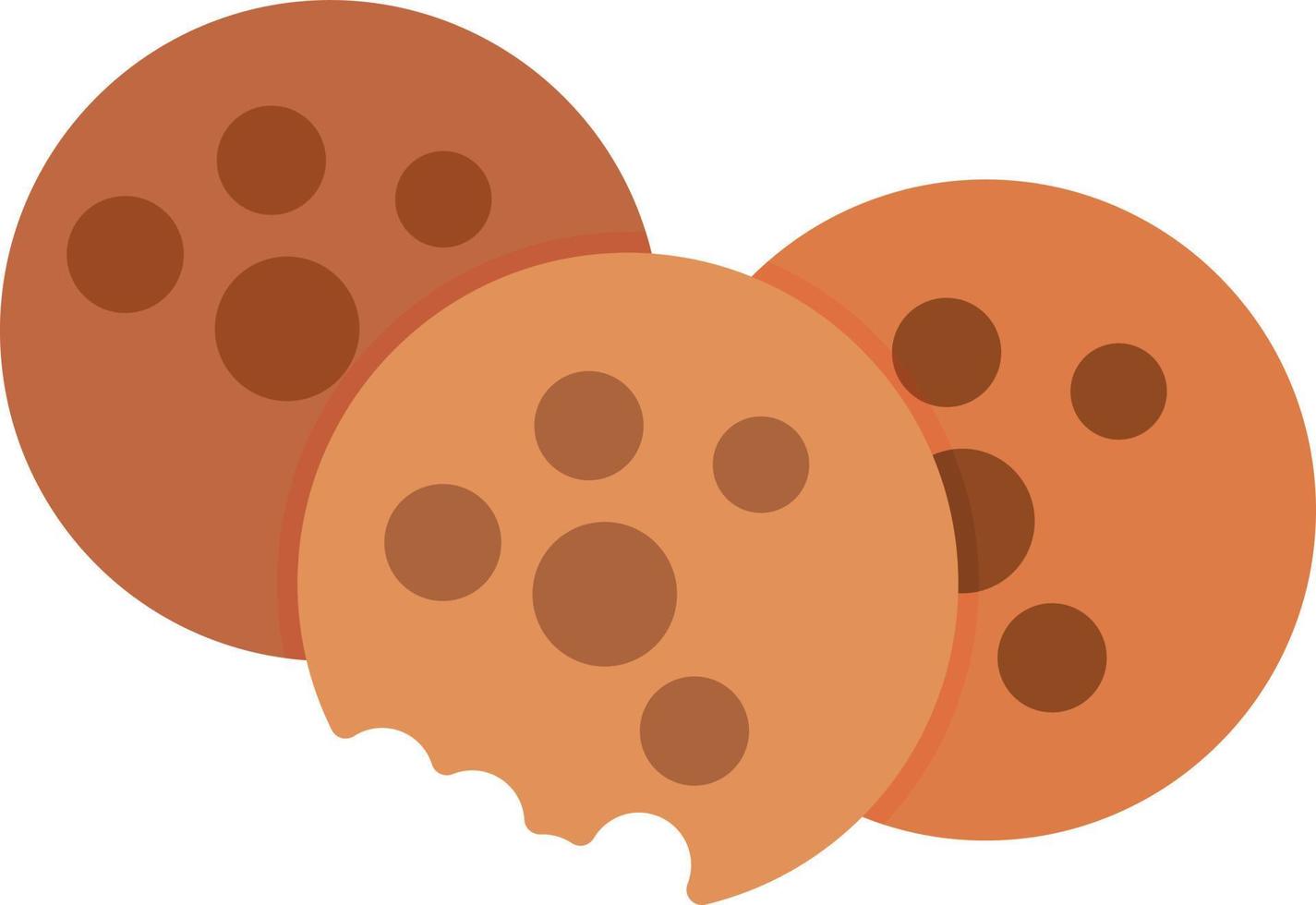 Cookies Flat Icon vector