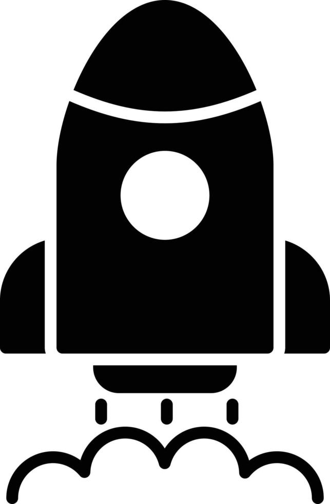 Launch Glyph Icon vector