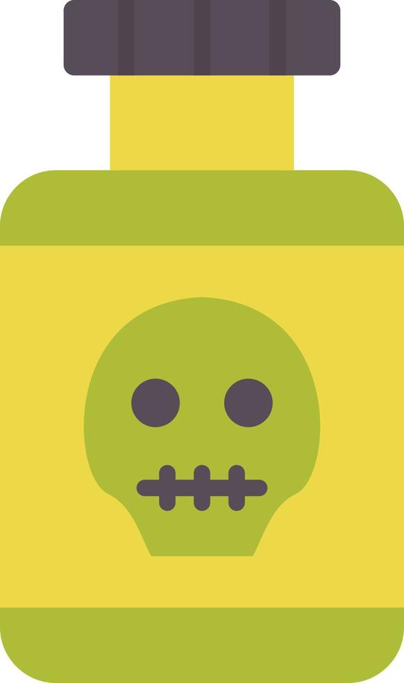 Poisonous Field Flat Icon vector