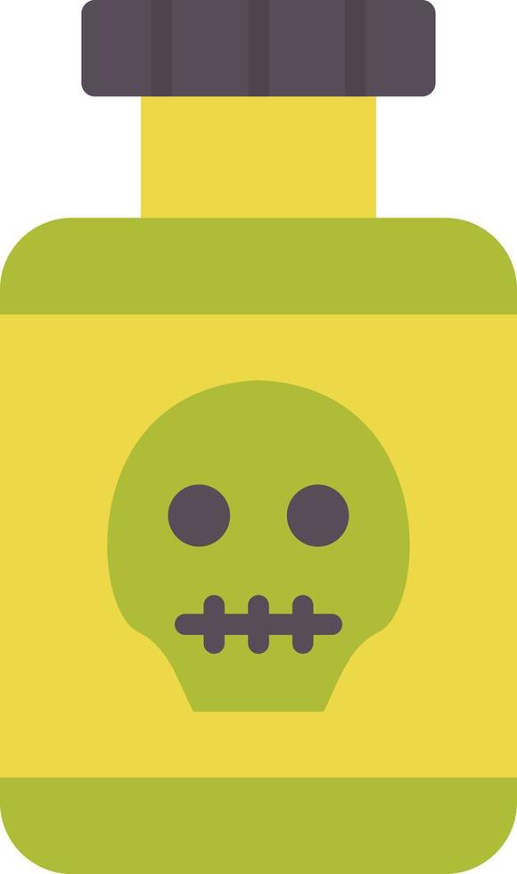 Poisonous Field Flat Icon vector