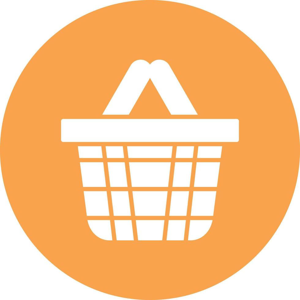 Shopping Basket Line Two Color vector