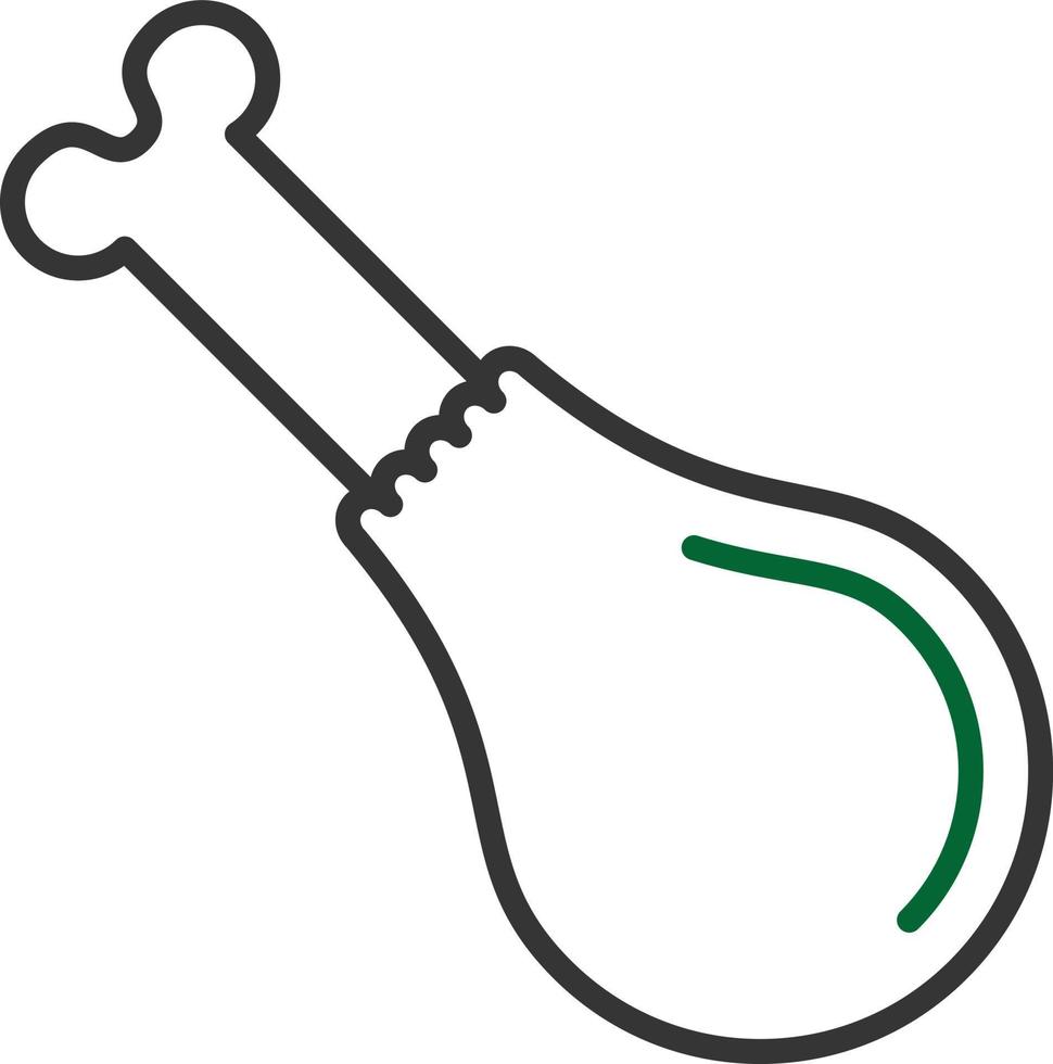 Line Two Colour vector