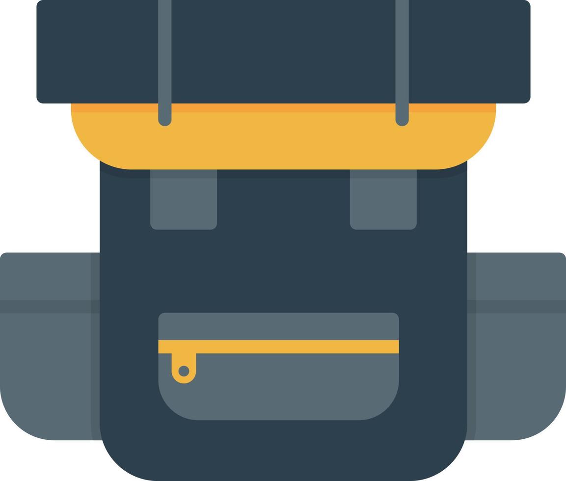 Backpack Flat Icon vector