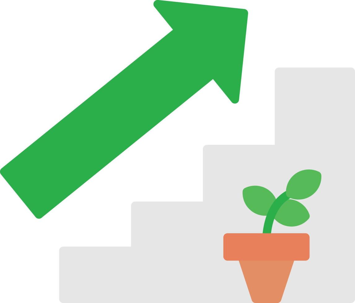 Stairs Flat Icon vector