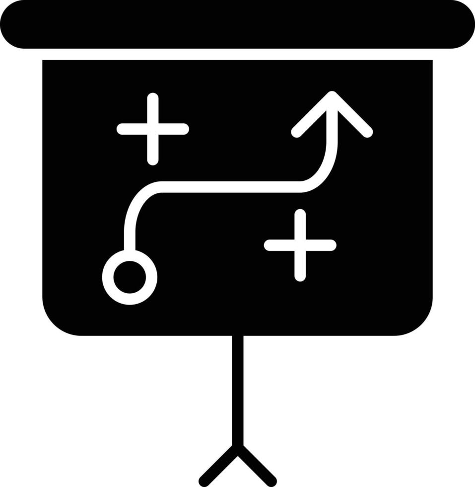 Strategy Glyph Icon vector