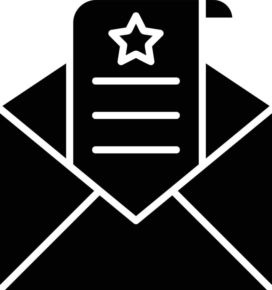 Letter Glyph Icon vector