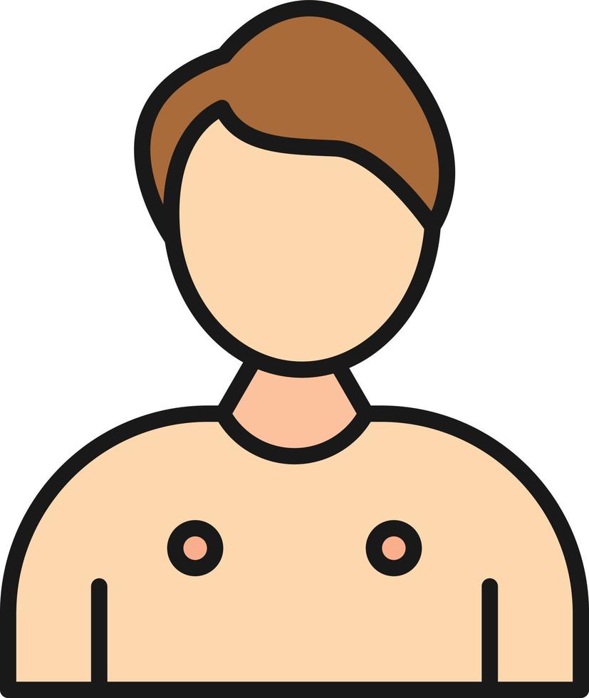 Swimmer Line Filled vector