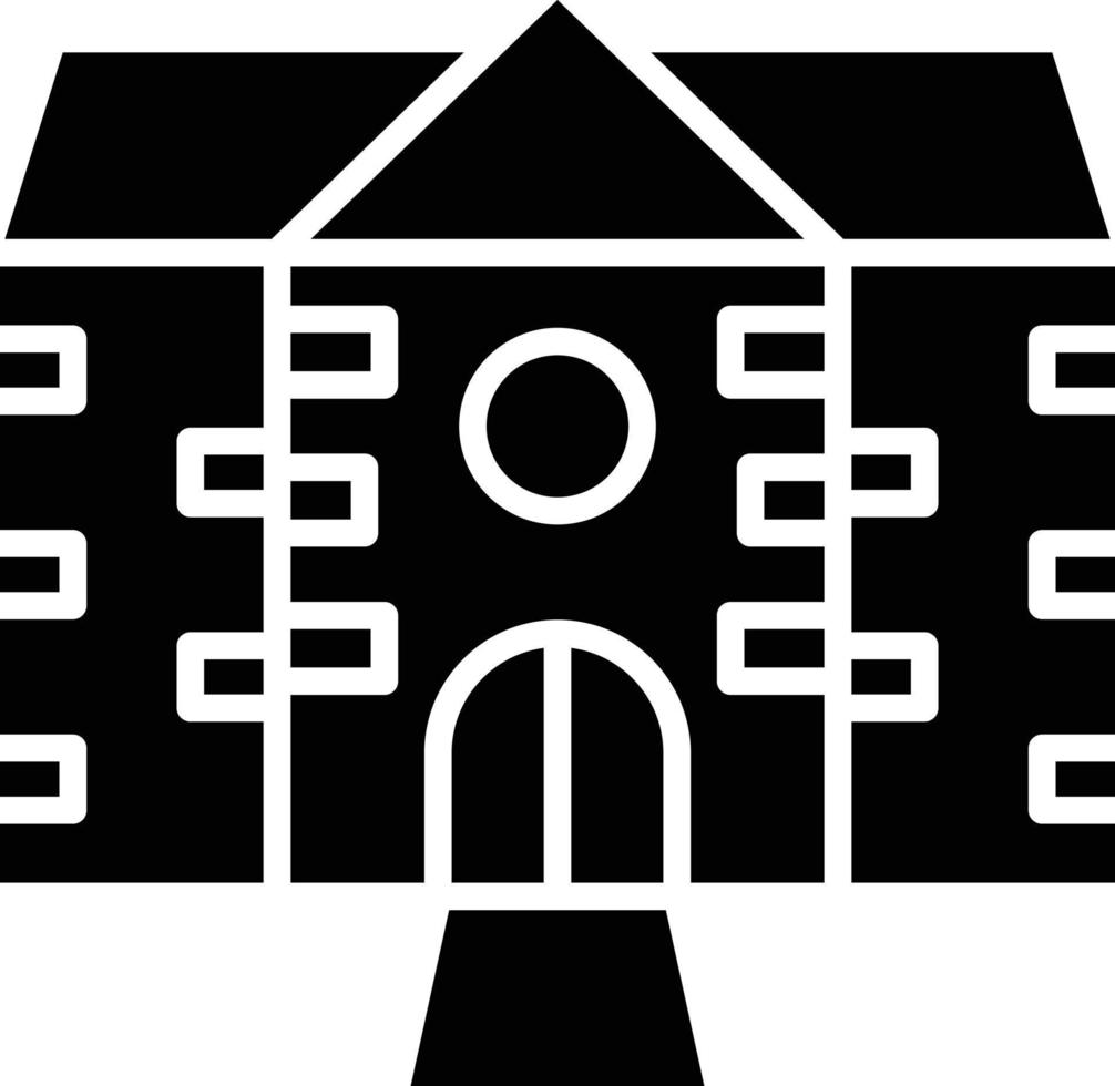 Nursing Home Glyph Icon vector