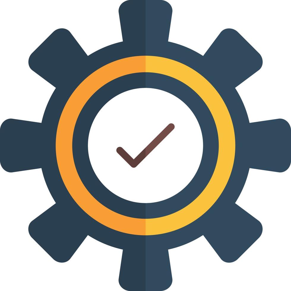 Setting Flat Icon vector