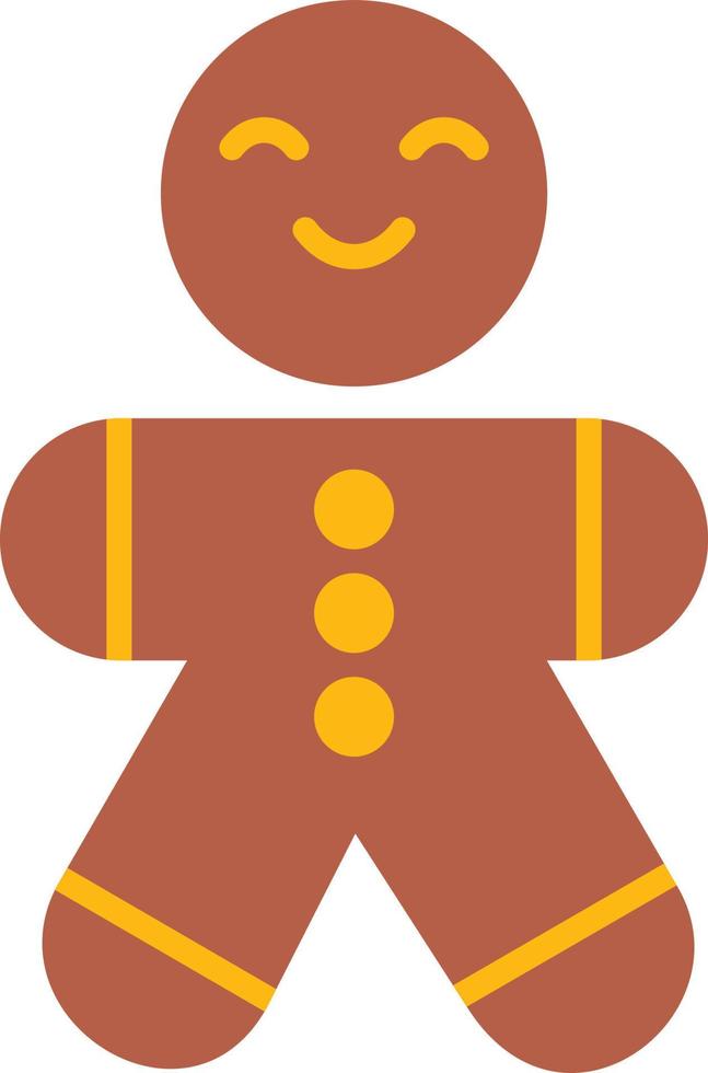 Gingerbeard Flat Icon vector