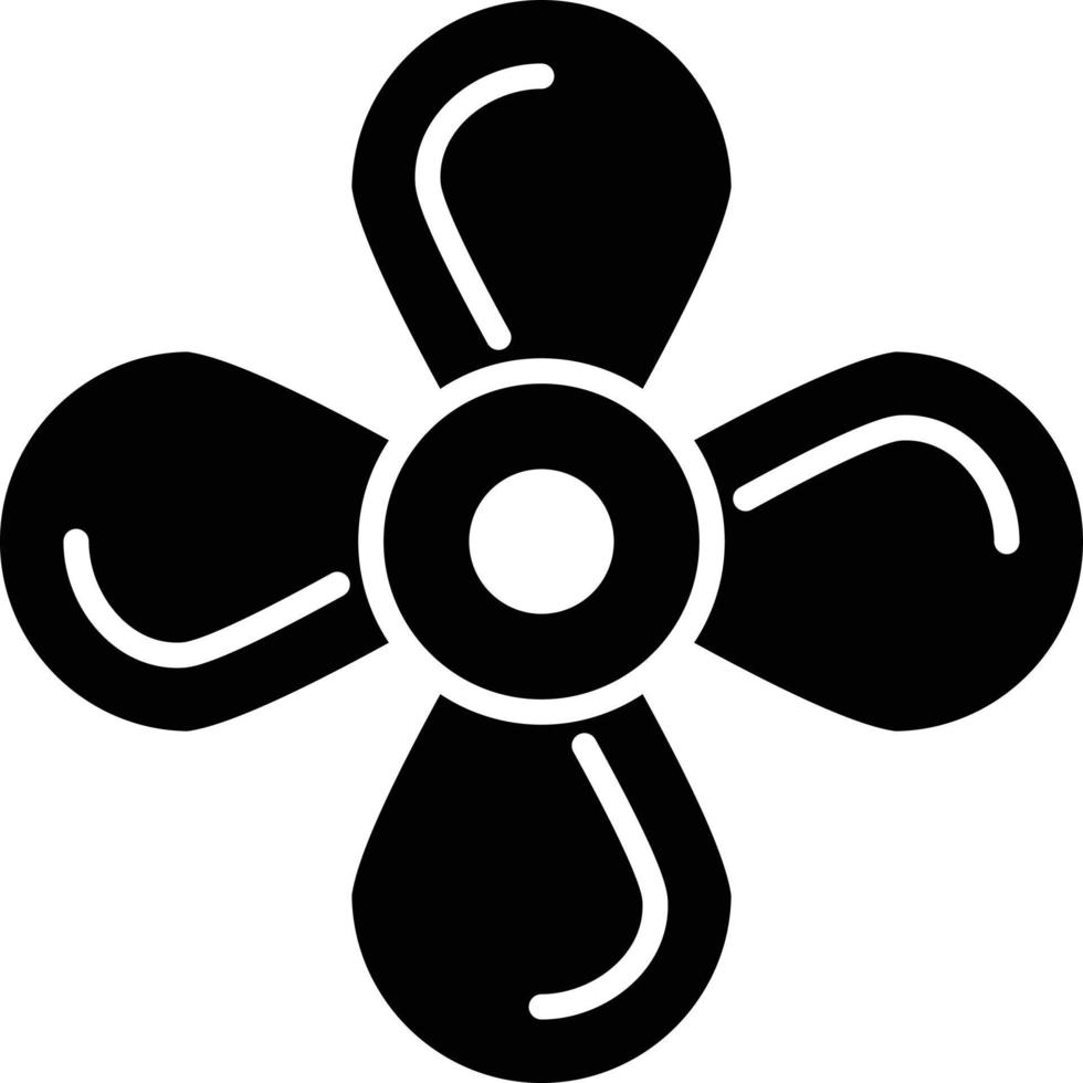 Propeller Glyph Icon vector