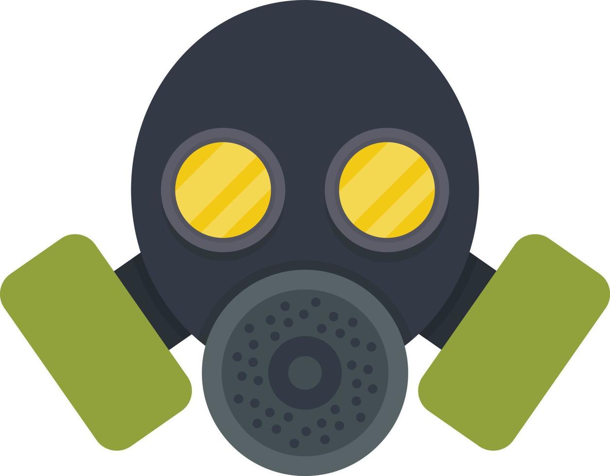 Gas Mask Flat Icon vector