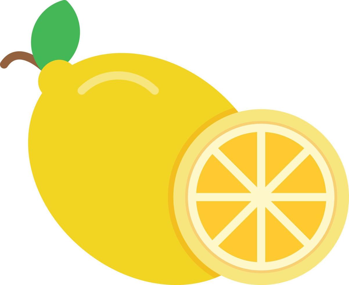 Lemon Flat Icon vector