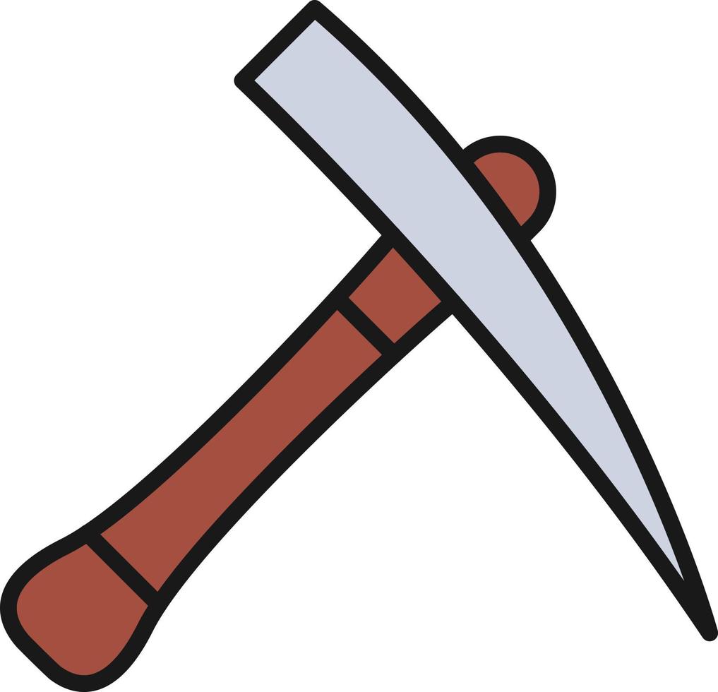 Pickaxe Line Filled vector