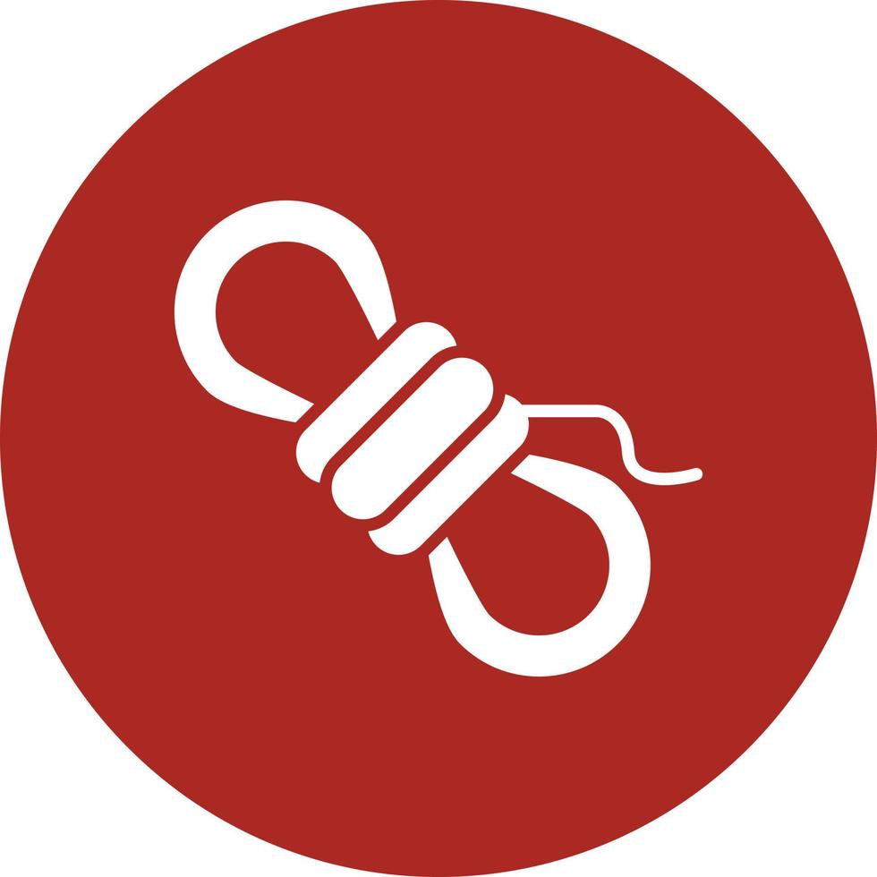 Rope Glyph Circle Multicolor vector