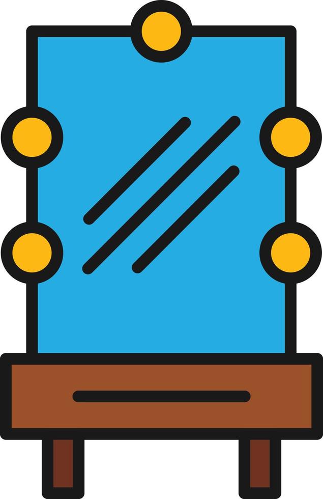 Mirror Glyph Icon vector