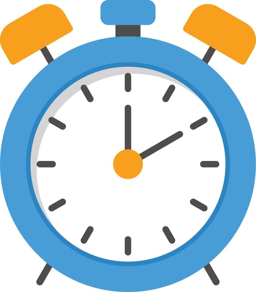Alarm Watch Flat Icon vector