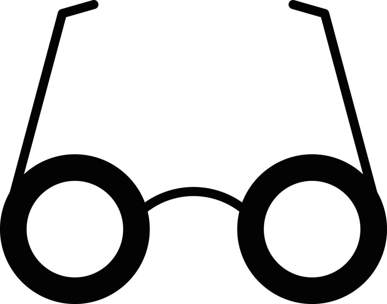 Eyeglasses Glyph Icon vector