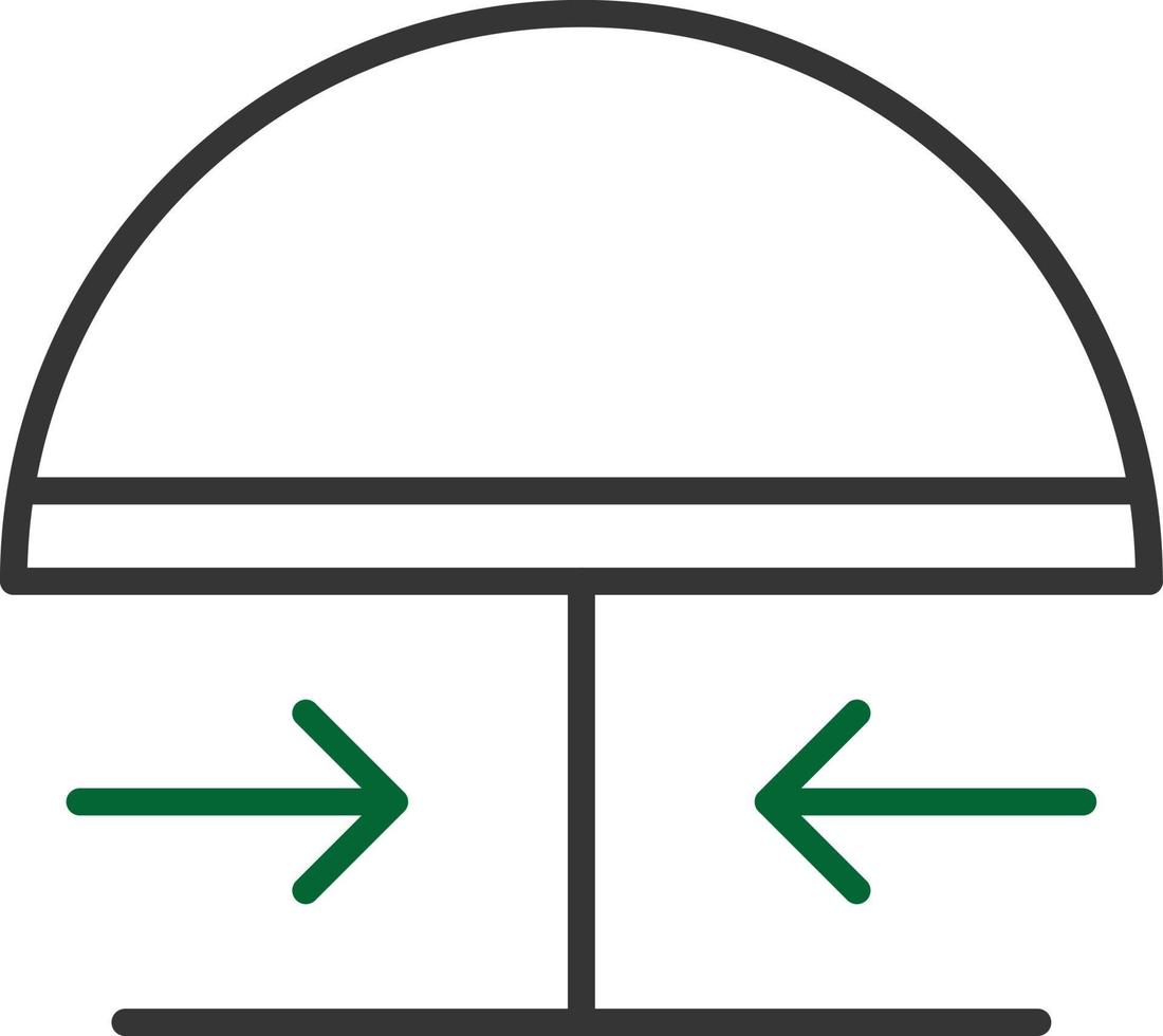 Emergency Button Line Two Color vector