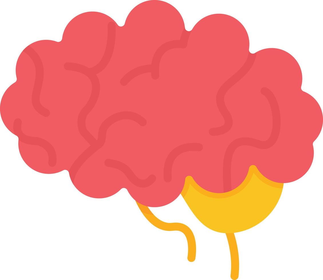 Brain Flat Icon vector