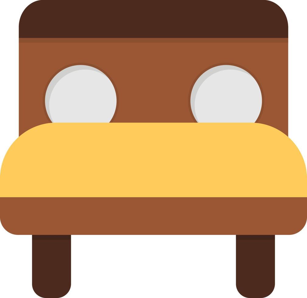Bed Flat Icon vector