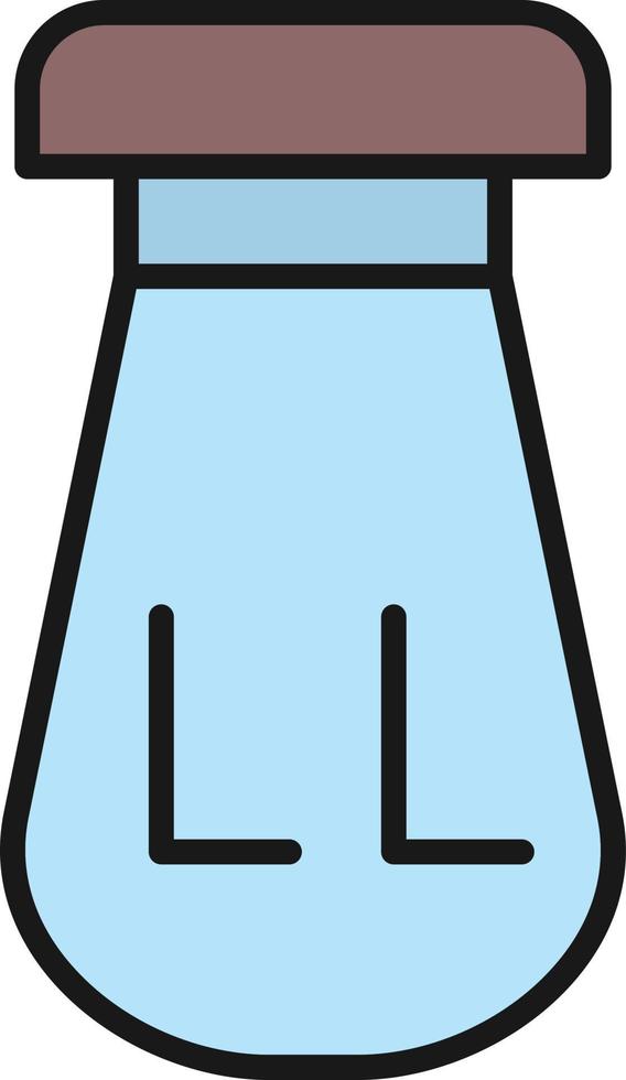 Salt Shaker Line Filled vector